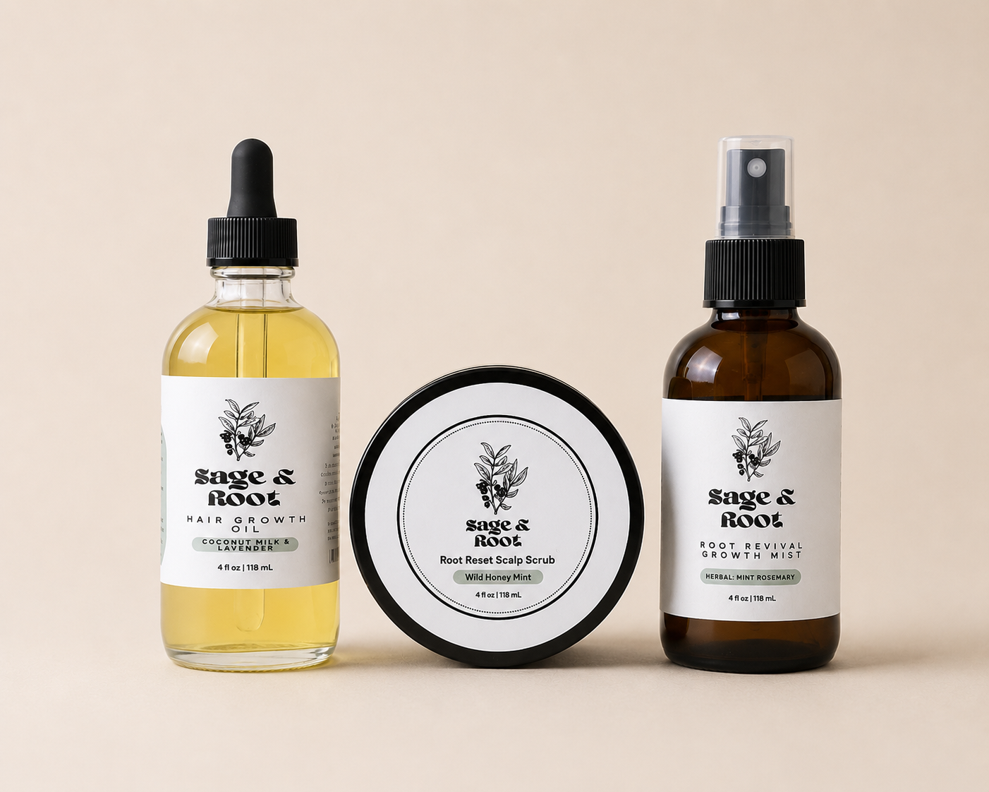 Sage & Root | Hair Growth System