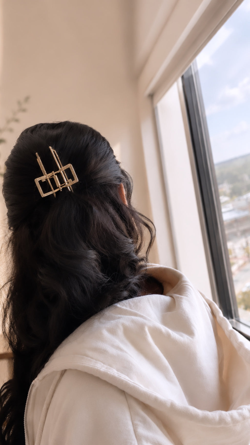 Gold Metal Claw Clip